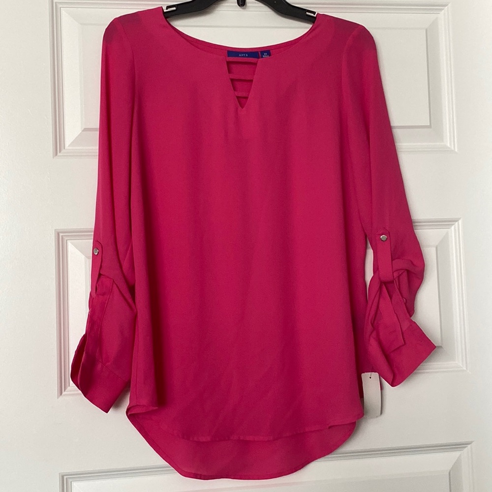 New Hot Pink Blouse